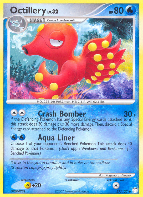 Octillery (57/123) [Diamond & Pearl: Mysterious Treasures] - Comfy Hobbies