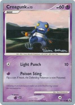 Croagunk LV.13 (60/100) (Intimidation - Tristan Robinson) [World Championships 2008] - Comfy Hobbies