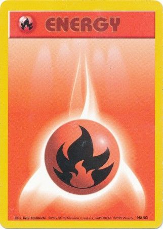 Fire Energy (98/102) [Base Set Unlimited] - Comfy Hobbies