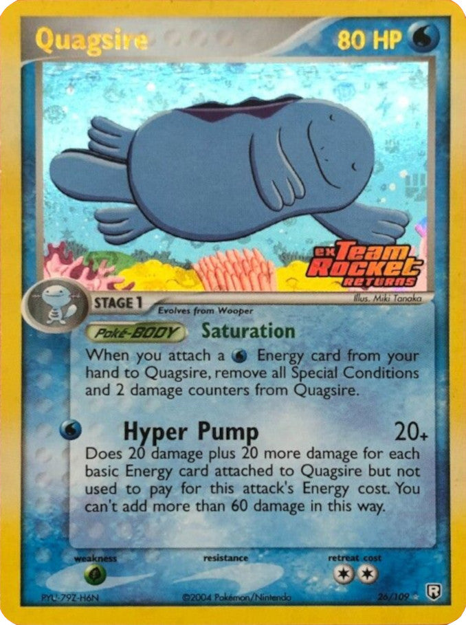 Quagsire (26/109) (Stamped) [EX: Team Rocket Returns] - Comfy Hobbies