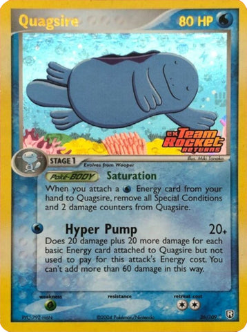 Quagsire (26/109) (Stamped) [EX: Team Rocket Returns] - Comfy Hobbies