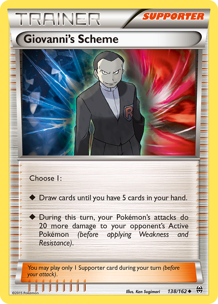 Giovanni's Scheme (138/162) [XY: BREAKthrough] - Comfy Hobbies