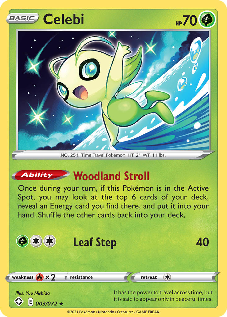 Celebi (003/072) [Sword & Shield: Shining Fates] - Comfy Hobbies