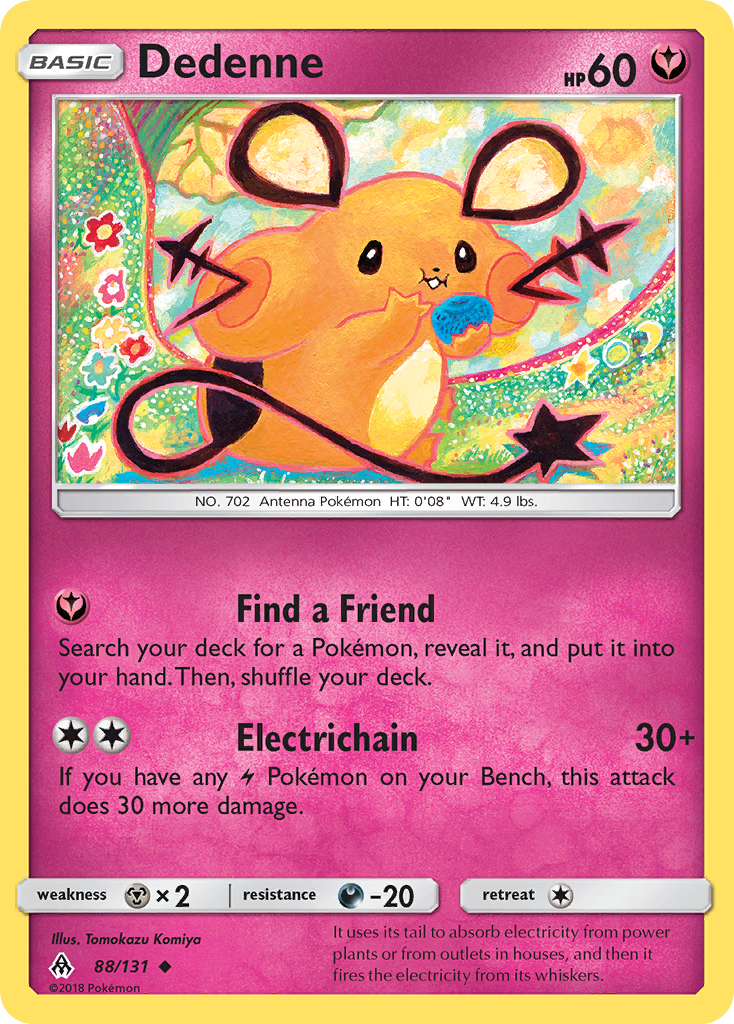 Dedenne (88/131) [Sun & Moon: Forbidden Light] - Comfy Hobbies