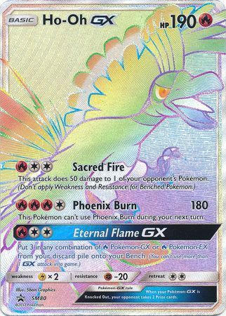 Ho-Oh GX (SM80) (Jumbo Card) [Sun & Moon: Black Star Promos] - Comfy Hobbies