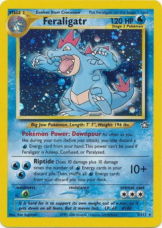 Feraligatr (5/111) [Neo Genesis Unlimited] - Comfy Hobbies
