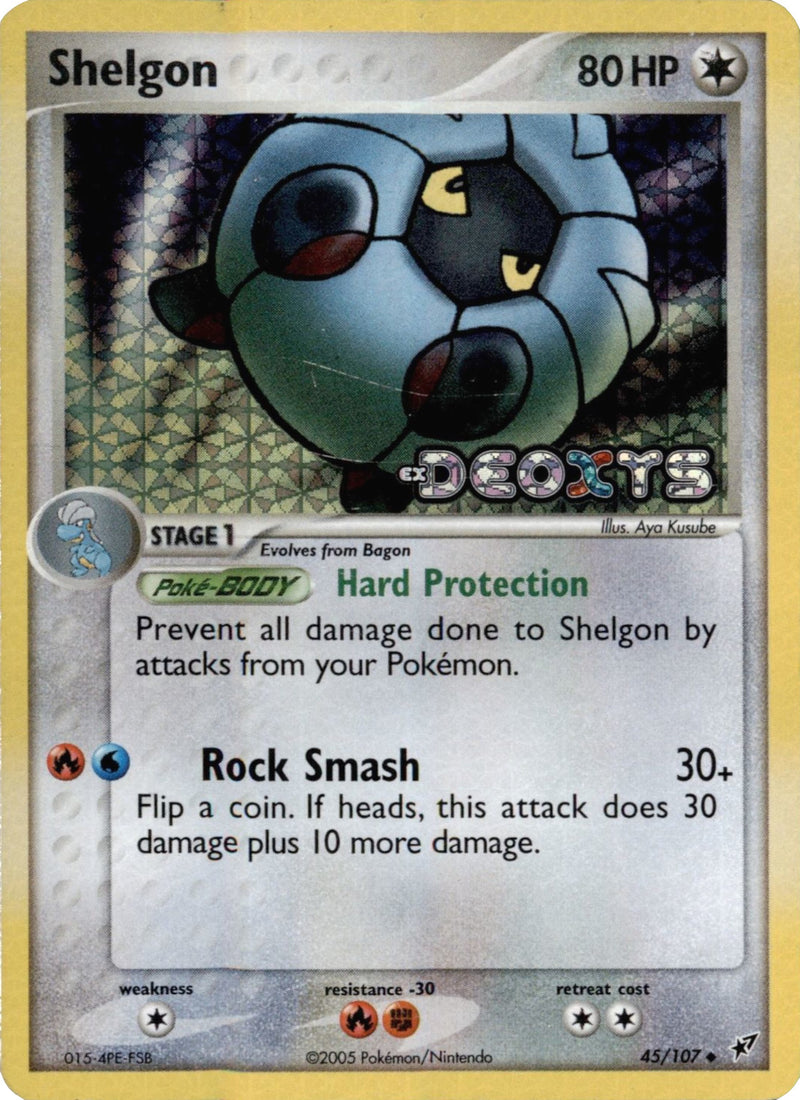 Shelgon (45/107) (Stamped) [EX: Deoxys] - Comfy Hobbies