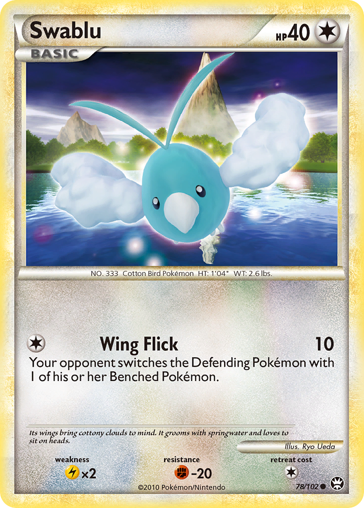 Swablu (78/102) [HeartGold & SoulSilver: Triumphant] - Comfy Hobbies