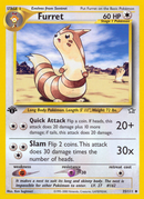 Furret (35/111) [Neo Genesis 1st Edition] - Comfy Hobbies