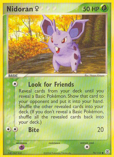 Nidoran (70/112) (Female) [EX: FireRed & LeafGreen] - Comfy Hobbies