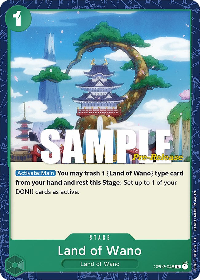 Land of Wano [Paramount War Pre-Release Cards] - Comfy Hobbies