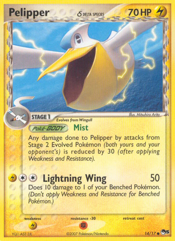 Pelipper (14/17) (Delta Species) [POP Series 5] - Comfy Hobbies