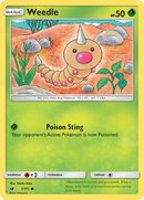 Weedle (1/111) [Sun & Moon: Crimson Invasion] - Comfy Hobbies