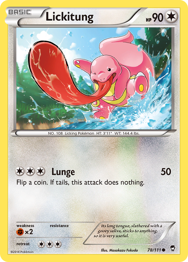 Lickitung (78/111) [XY: Furious Fists] - Comfy Hobbies