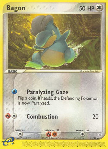 Bagon (23/97) [EX: Dragon] - Comfy Hobbies