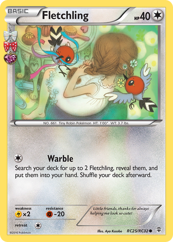 Fletchling (RC25/RC32) [XY: Generations] - Comfy Hobbies