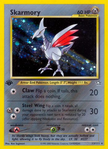 Skarmory (13/111) [Neo Genesis 1st Edition] - Comfy Hobbies