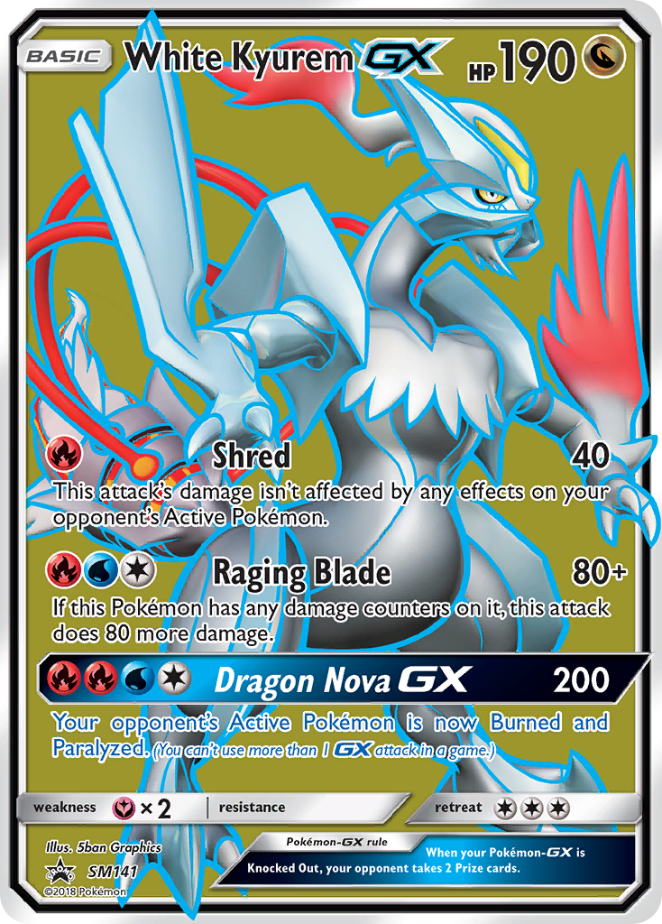 White Kyurem GX (SM141) [Sun & Moon: Black Star Promos] - Comfy Hobbies