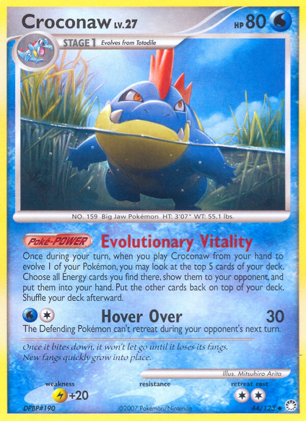 Croconaw (44/123) [Diamond & Pearl: Mysterious Treasures] - Comfy Hobbies