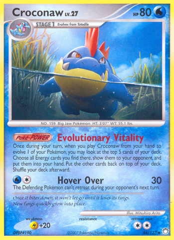 Croconaw (44/123) [Diamond & Pearl: Mysterious Treasures] - Comfy Hobbies