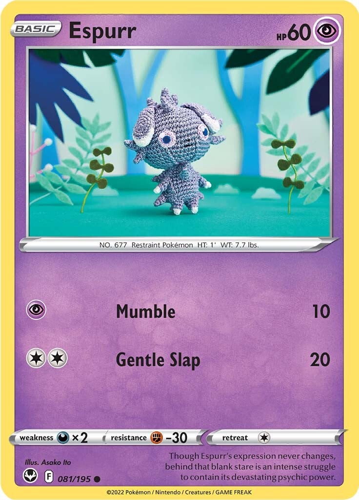 Espurr (081/195) [Sword & Shield: Silver Tempest] - Comfy Hobbies