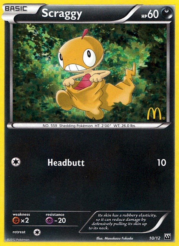 Scraggy (10/12) [McDonald's Promos: 2012 Collection] - Comfy Hobbies