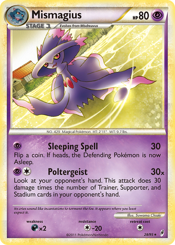 Mismagius (28/95) [HeartGold & SoulSilver: Call of Legends] - Comfy Hobbies