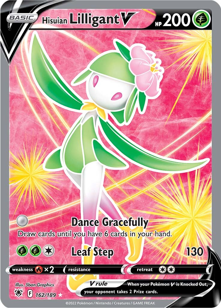 Hisuian Lilligant V (162/189) [Sword & Shield: Astral Radiance] - Comfy Hobbies