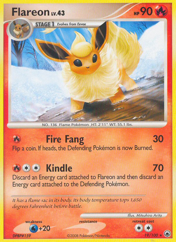 Flareon (19/100) [Diamond & Pearl: Majestic Dawn] - Comfy Hobbies