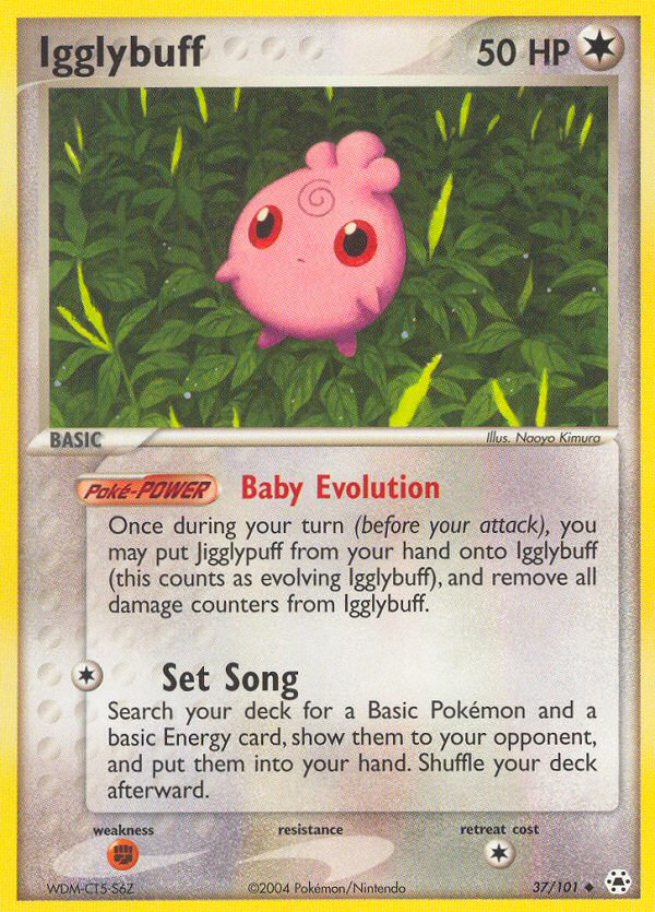 Igglybuff (37/101) [EX: Hidden Legends] - Comfy Hobbies