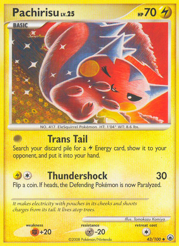 Pachirisu (43/100) [Diamond & Pearl: Majestic Dawn] - Comfy Hobbies