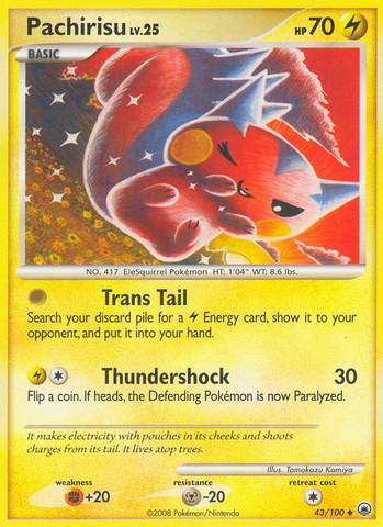 Pachirisu (43/100) [Diamond & Pearl: Majestic Dawn] - Comfy Hobbies