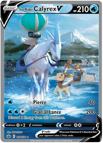 Ice Rider Calyrex V (164/198) [Sword & Shield: Chilling Reign] - Comfy Hobbies