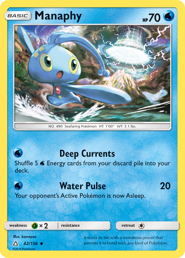 Manaphy (42/156) [Sun & Moon: Ultra Prism] - Comfy Hobbies