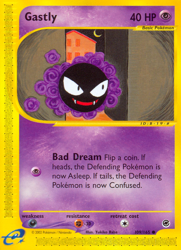 Gastly (109/165) [Expedition: Base Set] - Comfy Hobbies