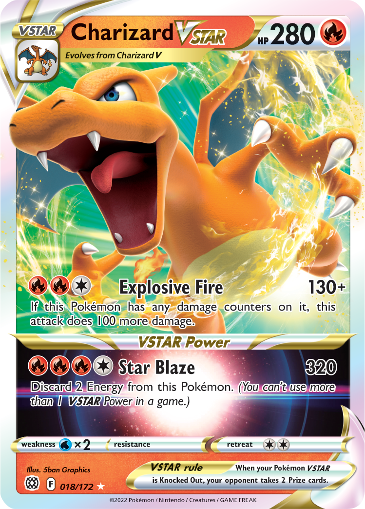 Charizard VSTAR (018/172) [Sword & Shield: Brilliant Stars] - Comfy Hobbies