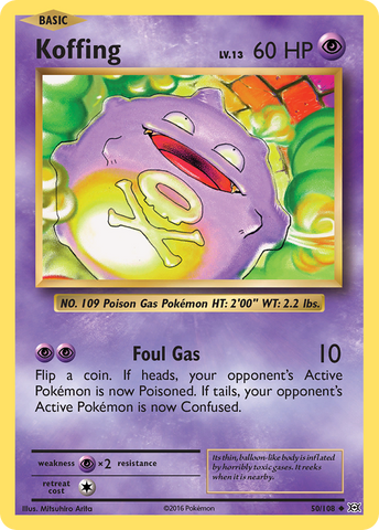 Koffing (50/108) [XY: Evolutions] - Comfy Hobbies