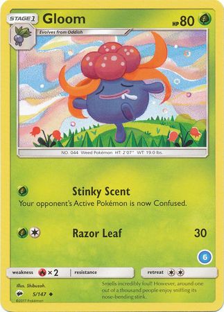 Gloom (5/147) (Deck Exclusive #6) [Sun & Moon: Trainer Kit - Alolan Ninetales] - Comfy Hobbies