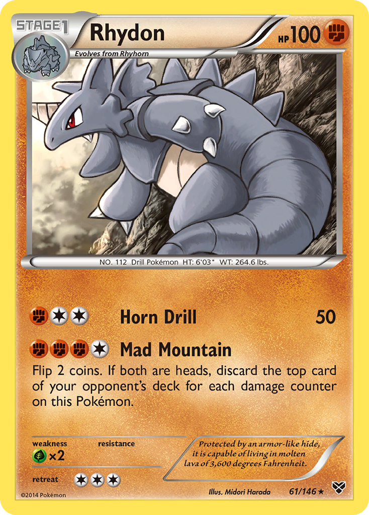 Rhydon (61/146) [XY: Base Set] - Comfy Hobbies
