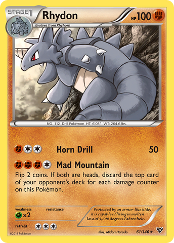 Rhydon (61/146) [XY: Base Set] - Comfy Hobbies