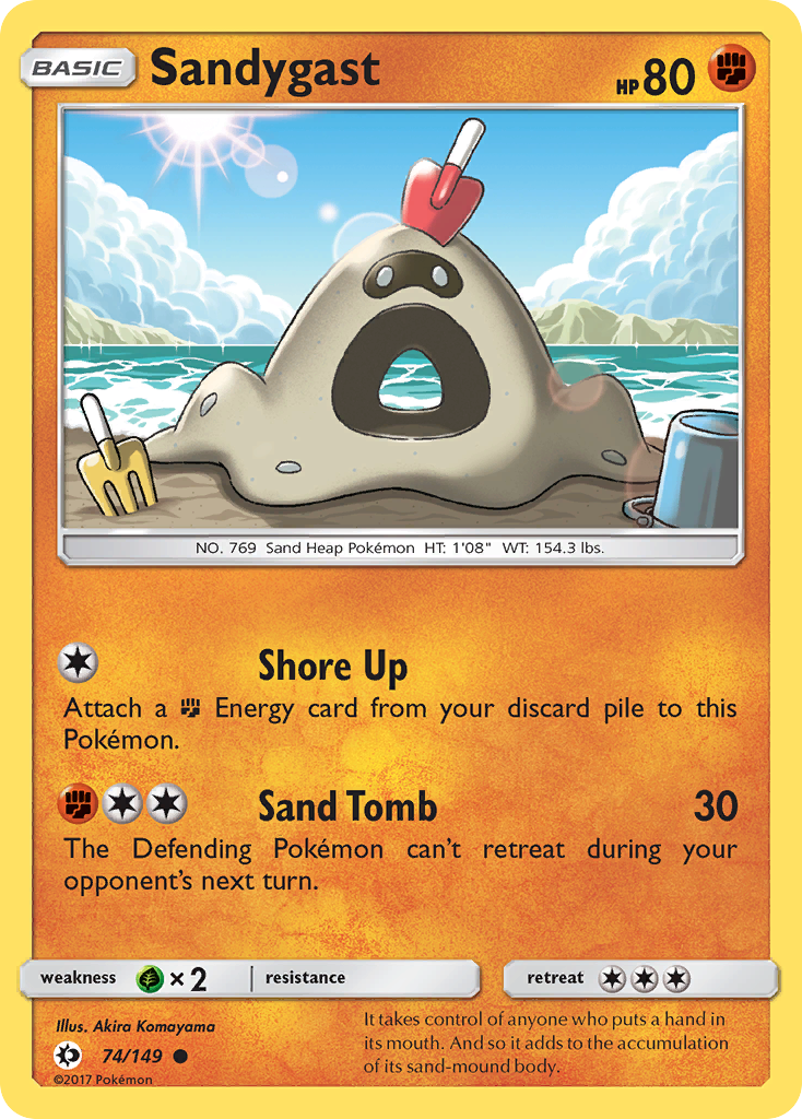 Sandygast (74/149) [Sun & Moon: Base Set] - Comfy Hobbies