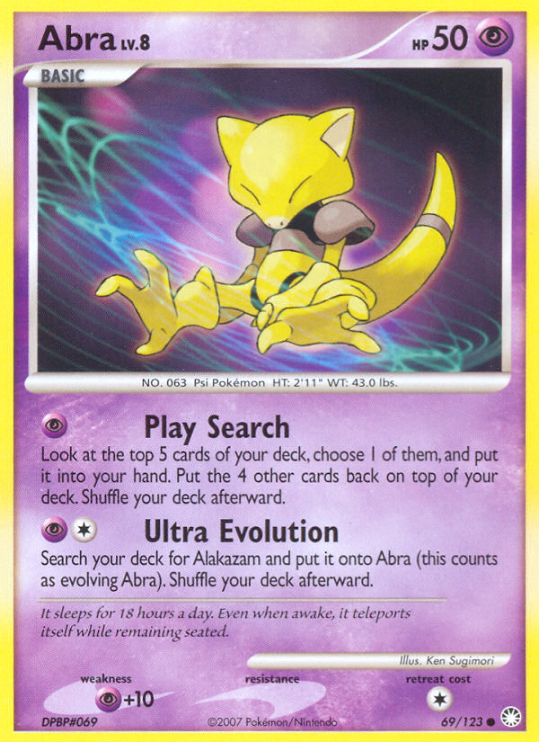 Abra (69/123) [Diamond & Pearl: Mysterious Treasures] - Comfy Hobbies