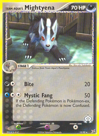 Team Aqua's Mightyena (15/95) [EX: Team Magma vs Team Aqua] - Comfy Hobbies