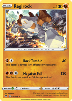 Regirock (089/185) [Sword & Shield: Vivid Voltage] - Comfy Hobbies