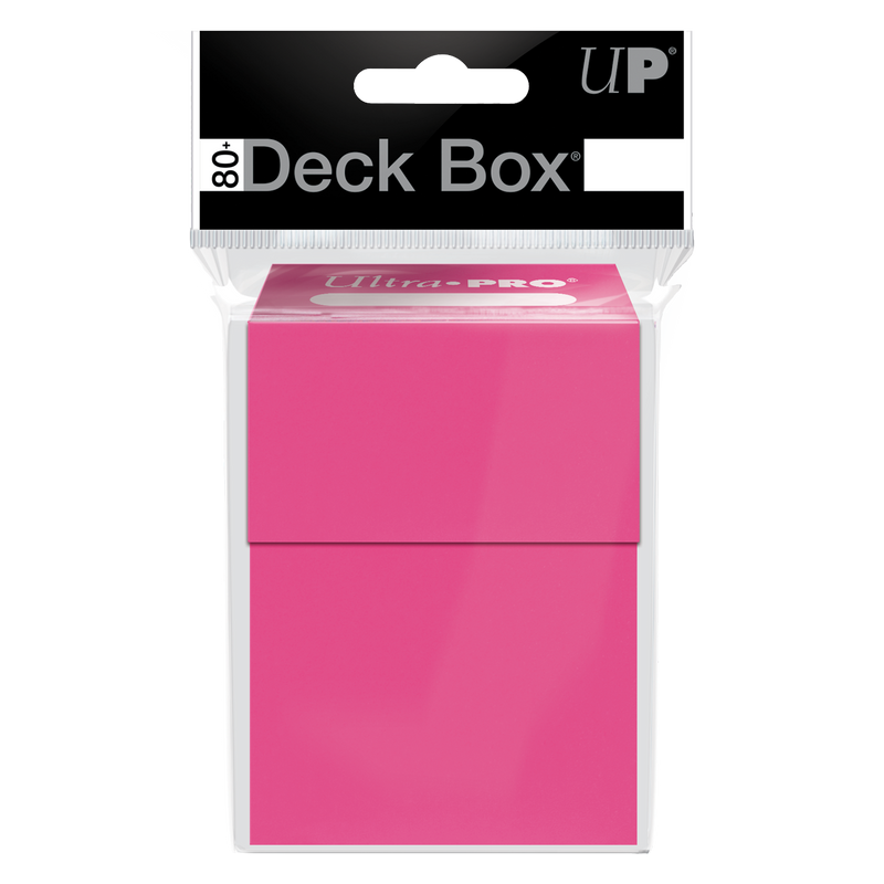 Ultra PRO: 80+ Deck Box - Bright Pink - Comfy Hobbies