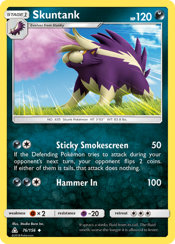 Skuntank (76/156) [Sun & Moon: Ultra Prism] - Comfy Hobbies