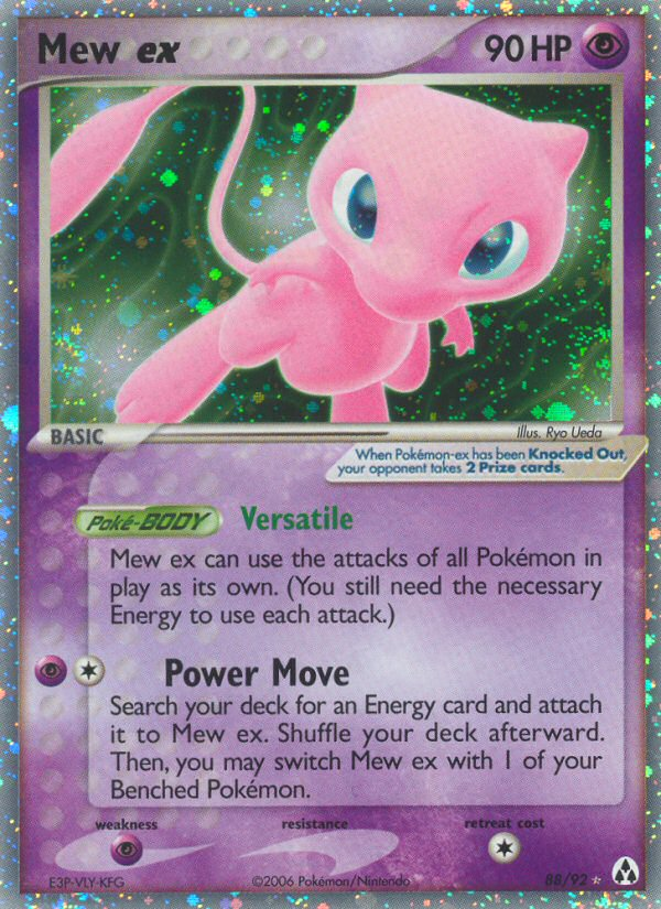 Mew ex (88/92) [EX: Legend Maker] - Comfy Hobbies
