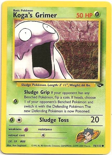 Koga's Grimer (78/132) [Gym Challenge Unlimited] - Comfy Hobbies