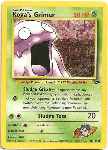 Koga's Grimer (78/132) [Gym Challenge Unlimited] - Comfy Hobbies