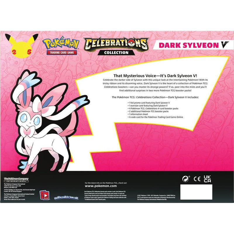 Celebrations: 25th Anniversary - Collection (Dark Sylveon V) - Comfy Hobbies